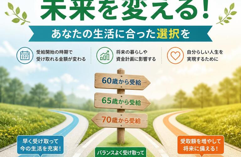 年金の受給タイミングが未来を変える！あなたの生活に合った選択を