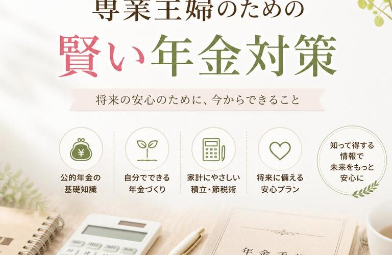 専業主婦のための賢い年金対策