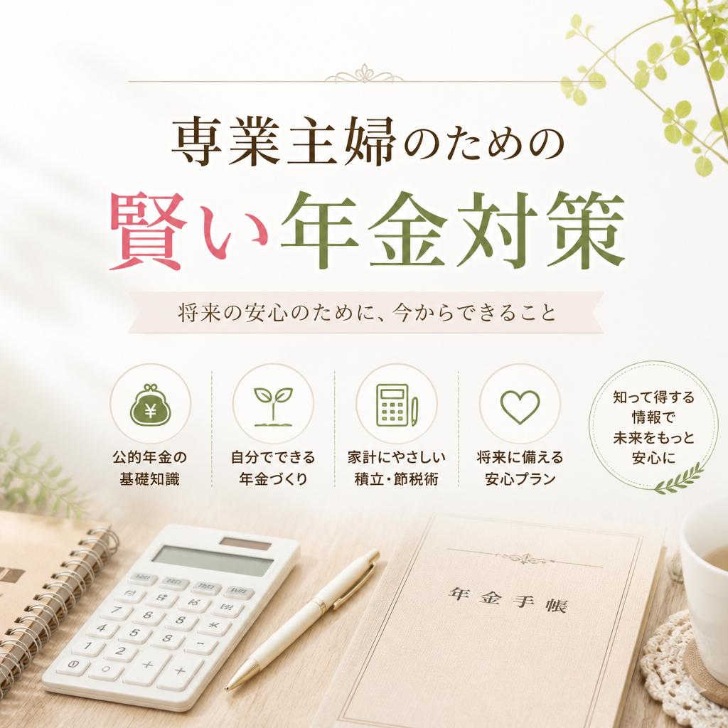 専業主婦のための賢い年金対策